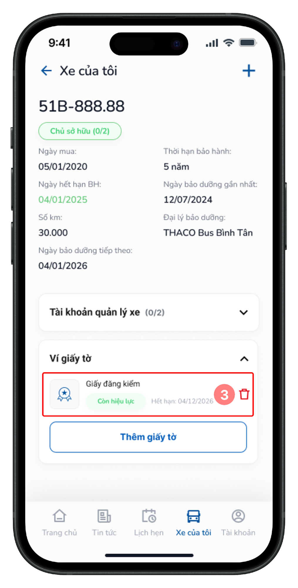Xóa giấy tờ
