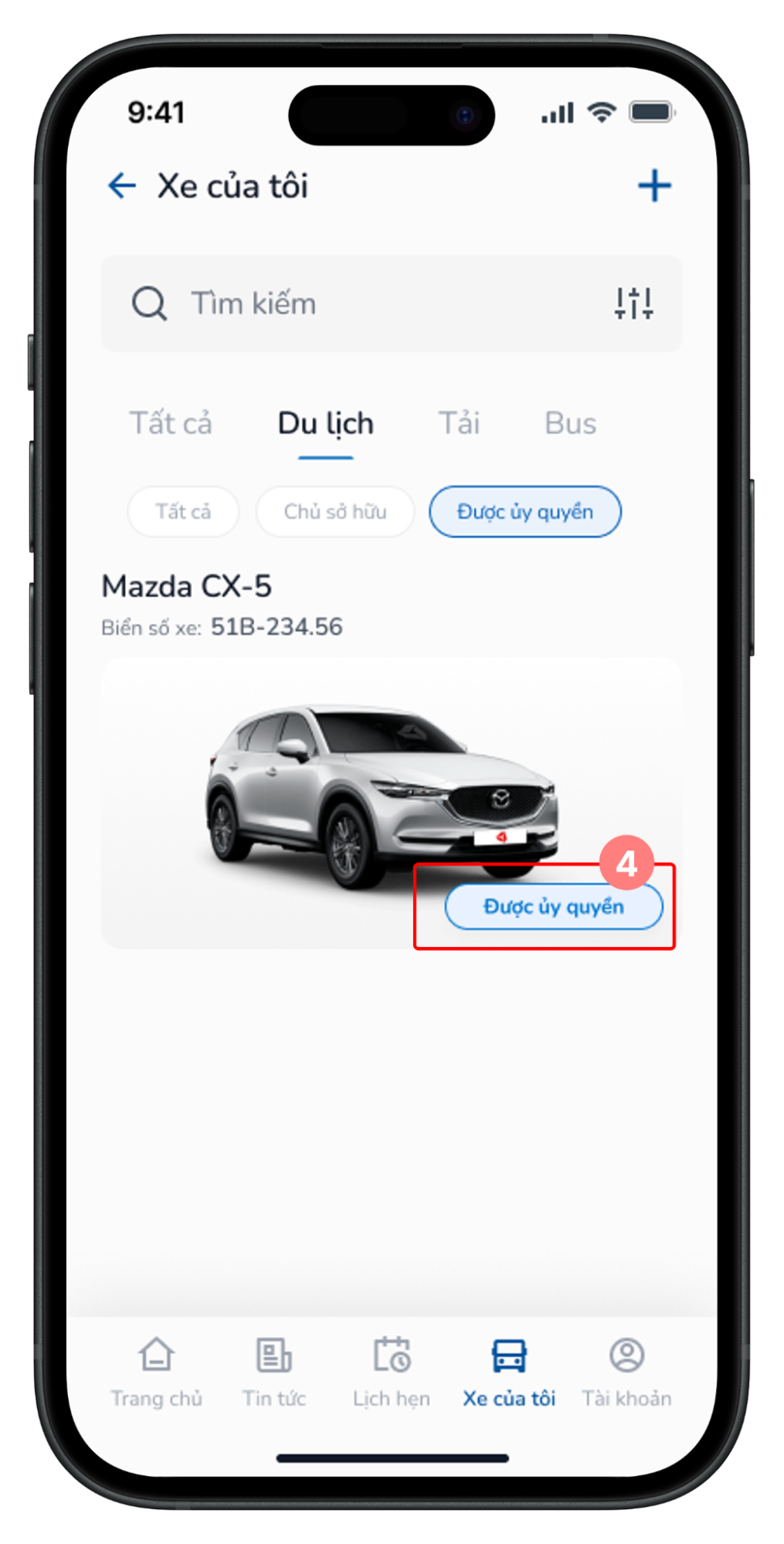 Trạng thái đã được ủy quyền